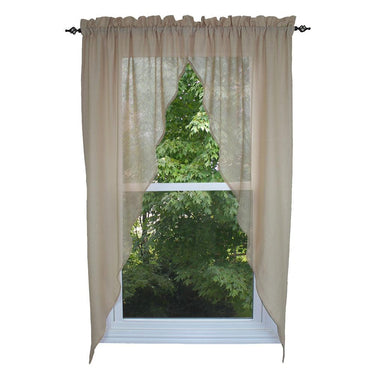 Heirloom Romantic Swag Oat Unlined RS010023 - The Fox Decor